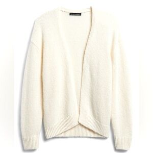 Banana Republic Women's Ivory Cardigan alpaca blend
